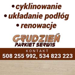Grudzień Parkiet Serwis Cyklinowanie Wrocław