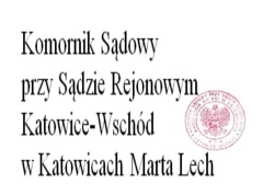 Komornik Sądowy przy Sądzie Rejonowym Katowice-Wschód w Katowicach Marta Lech