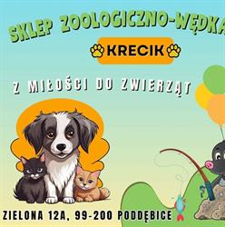 Sklep zoologiczno-wędkarski Krecik