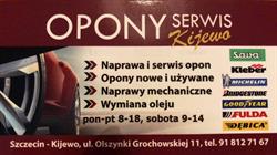 Wulkanizacja Szczecin KIjewo SAGANPOL OPONY SERWIS