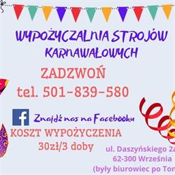 Wypożyczalnia Strojów I Kostiumów Karnawałowych. Dino Świat.