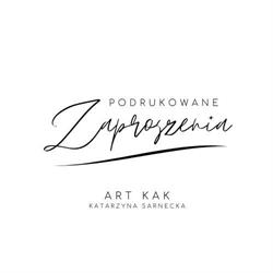 Podrukowane Zaproszenia - ART KAK