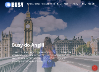 Strona internetowa z UK Busy - busy do anglii