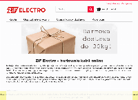 Strona internetowa z ZiF Electro Magdalena Bieda