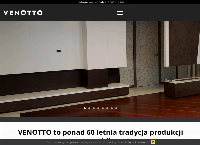 Strona internetowa z VENOTTO - nowoczesne meble na wymiar