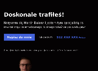 Strona internetowa z Marcin Balana - Profesjonalne Usługi E-Marketingowe