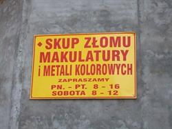 Skup złomu i metali kolorowych