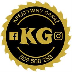 Kreatywny Garaż - drewniane logo, obraz, prezent