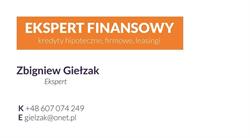 Ekspert Finansowy Zbigniew Giełzak