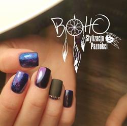 BOHO stylizacja paznokci