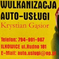 Auto-usługi i wulkanizacja Krystian Gąsior