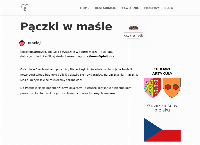 Strona internetowa z Pączki w maśle