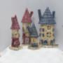 Lampiony domki ceramiczne