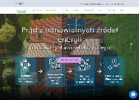 Strona internetowa z Solaris OZE fotowoltaika i termomodernizacja