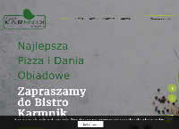 Strona internetowa z Karmnik Bistro - Pizza