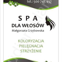 Spa Dla Włosów' Małgorzata Grzybowska