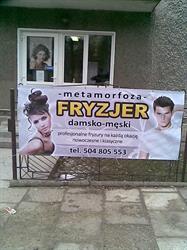 Metamorfoza salon fryzjerski