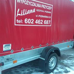 Wypożyczalnia przyczep Liliana-Łęczyca, Poznań, Luboń