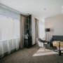 Amenities in the Mobility Accessible Guest Room with Two Twin Size Beds