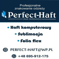 Perfect-Haft, haft komputerowy, znakowanie odzieży, nadruki