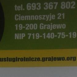 Usługi Rolnicze Łukasz Maciorowski