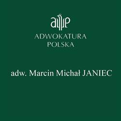 Kancelaria Adwokacka - Adwokat Marcin Michał Janiec