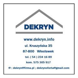 DEKRYN - pokrycia dachowe , rynny , podbitki