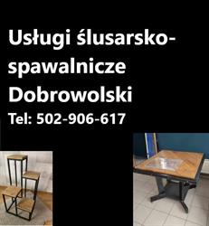 USŁUGI ŚLUSARSKO-SPAWALNICZE JAROSŁAW DOBROWOLSKI