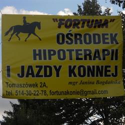 Ośrodek hipoterapii i jazdy konnej FORTUNA & JAWORKA