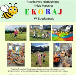 Przedszkole Ekoraj w Obornikach - Bogdanowie