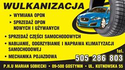 Mechanika, klimatyzacja, wulkanizacja.
