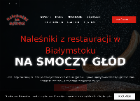 Strona internetowa z Naleśniki jak Smok. Naleśnikarnia
