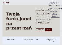 Strona internetowa z ZONA Architekci