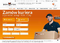 Strona internetowa z Boxfox | Broker kurierski, szybkie przesyłki kurierskie