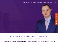 Strona internetowa z Łukasz Maćkowski - ekspert finansowy