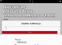 Strona internetowa z Fortis Przeprowadzki Łódź