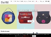 Strona internetowa z ERILO Handmade. Torebki skórzane. Pracownia kaletnicza