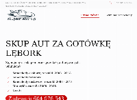 Strona internetowa z Skup aut Lębork