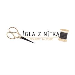 Igła z Nitką sprzedaż tkanin Włoskich hurt/detal