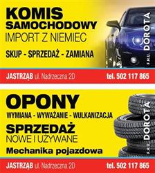 F.H.U Dorota OPONY /Mechanika pojazdowa / Przygotowanie aut do sprzedaży