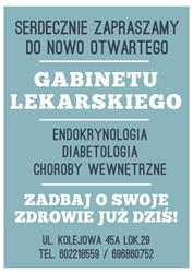 Gabinet Lekarski Endokrynologia Diabetologia Interna Janusz Rusinek