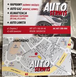 Auto Gaz Serwis Adam Żak Montaż instalacji LPG Klimatyzacja Warsztat Samochodowy
