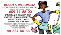 Widomska Dorota. Usługi porządkowe
