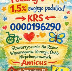 Stowarzyszenie Na Rzecz Wspomagania Rozwoju Osób Niepełnosprawnych Amicus