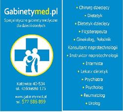 Gabinetymed Naprotechnologia Ginekolog Chirurg dziecięcy Laryngolog Fizjoterapia
