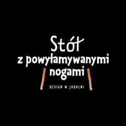 STÓŁ Z POWYŁAMYWANYMI NOGAMI