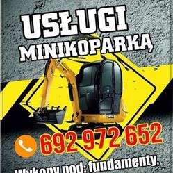 Usługi minikoparką poznań kop-kop