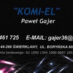 Instalacje Elektryczne - Pogotowie Elektryczne - Komi - El Paweł Gajer