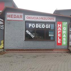 HEDAR TORUŃ akcesoria meblowe panele podlogowe i listwy krzesła biurowe