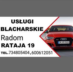 Blacharz samochodowy, usługi blacharskie Robert Chochoł
